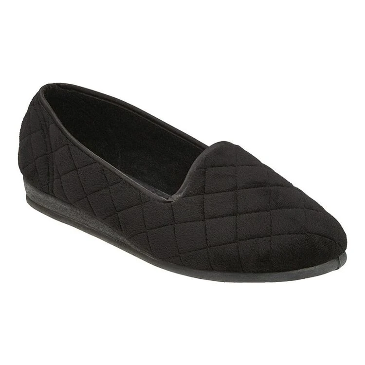 Grosby Dawn Slippers Black 3 Grosby Dawn Slippers Black