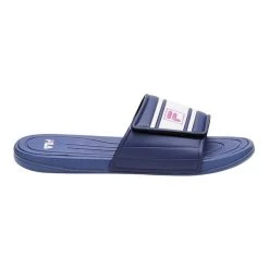 Fila Women's Franklin Slide III Navy & Pink -Savannah Shop 614011 C 1411 78