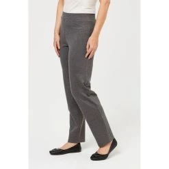 Savannah Straight Leg Ponte Pant Charcoal 8 Savannah Straight Leg Ponte Pant Charcoal -Savannah Shop 615926 C 0010 00 2
