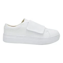 Khoko Teddy Women's Wide Strap Sneaker White -Savannah Shop 616636 C 0100 00