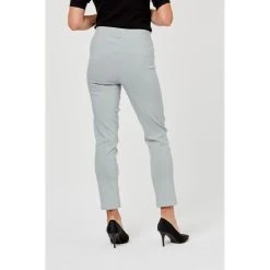 Savannah Bengaline Full Length Pant Silver 5 Savannah Bengaline Full Length Pant Silver -Savannah Shop 619010 C 0040 00 2