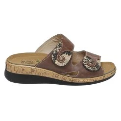 Natural Comfort Beatrice Women's Wedged Slide Tan 8 -Savannah Shop 622168 C 0921 66