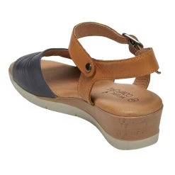 Natural Comfort Alaura Women's Sandal Navy & Tan 11 -Savannah Shop 622170 C 1412 33 2