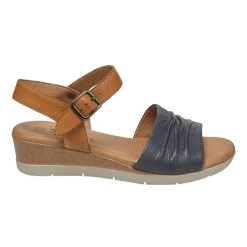 Natural Comfort Alaura Women's Sandal Navy & Tan 11 -Savannah Shop 622170 C 1412 33