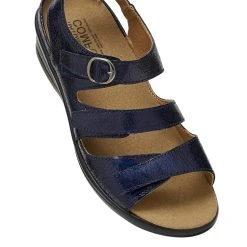 Natural Comfort Ashland Women's Wedged Sandal Navy