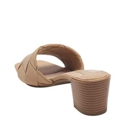 Khoko Evelyn Women's Block Heel Mule Tan 8 -Savannah Shop 623011 C 0921 66 2