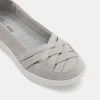 Cloud Steppers By Clarks Adella Poppy Women's Leisure Slip On Grey -Savannah Shop 624385 C 0020 00 4