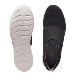 Cloud Steppers By Clarks Kayleigh Band Women's Leisure Slip On Black -Savannah Shop 624387 C 0001 00 3