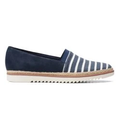 Cloud Steppers By Clarks Serena Paige Women's Loafer Navy -Savannah Shop 624391 C 0410 00