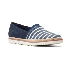 Cloud Steppers By Clarks Serena Paige Women's Loafer Navy -Savannah Shop 624391 C 0410 00 4