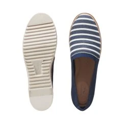 Cloud Steppers By Clarks Serena Paige Women's Loafer Navy -Savannah Shop 624391 C 0410 00 6