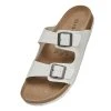 Khoko Cleo Women's Double Strap Footbed Sandal White -Savannah Shop 624400 C 0100 00 4