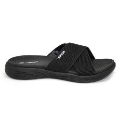 Sfida Twist Cross Strap Slide Black -Savannah Shop 625273 C 0001 00