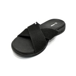 Sfida Twist Cross Strap Slide Black