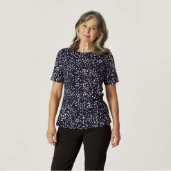 Savannah Twist Top Navy & Multicoloured -Savannah Shop 625722 C 1411 66