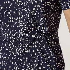 Savannah Twist Top Navy & Multicoloured