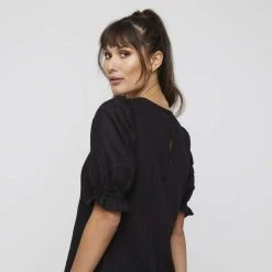 Stella Meg Ladder Trim Dress Black -Savannah Shop 626722 C 0001 00 2