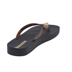 Ipanema Elegance Women's Wedged Thong Black & Brown -Savannah Shop 627175 C 1005 28 2