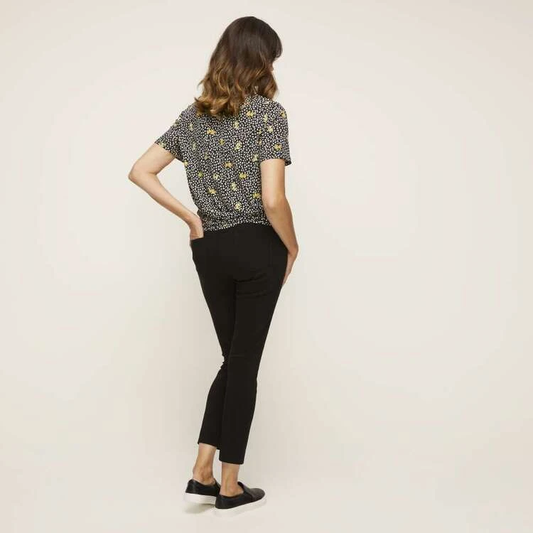 Khoko Smart Full Length Bengaline Pant Black 5 Khoko Smart Full Length Bengaline Pant Black - Image 3