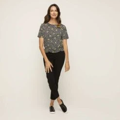 Khoko Smart Full Length Bengaline Pant Black 9 Khoko Smart Full Length Bengaline Pant Black -Savannah Shop 628367 C 0001 00