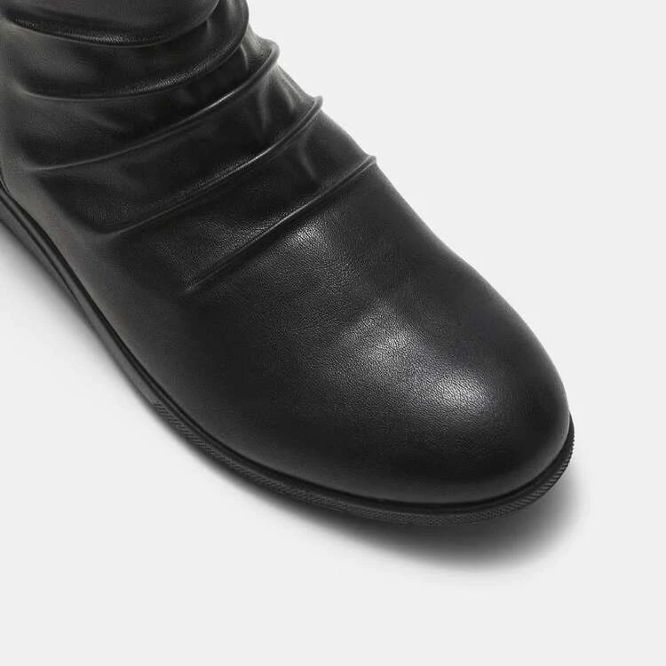 Savannah Billie Low Wedge Twin Zip Boot Black 3 Savannah Billie Low Wedge Twin Zip Boot Black