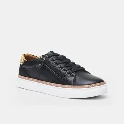 Savannah Jojo Side Zip Lace Up Casual Black 7 8 Savannah Jojo Side Zip Lace Up Casual Black 7 -Savannah Shop 629469 C 0001 00 2