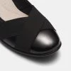 Savannah Pernic Low Wedge Arch Support Ballet Black -Savannah Shop 629501 C 0001 00 4