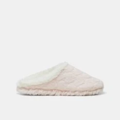 Sash & Rose Bardot Heart Scuff Slipper Pink -Savannah Shop 630873 C 0650 00