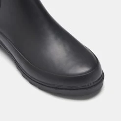 Khoko Hunter Rubber Ankle Boot Black