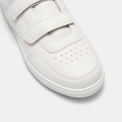 Khoko Skye Double Velcro Strap Sneaker White