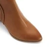 Hush Puppies Ignite Block Heel Ankle Boot Tan 5 -Savannah Shop 630971 C 0921 66 4