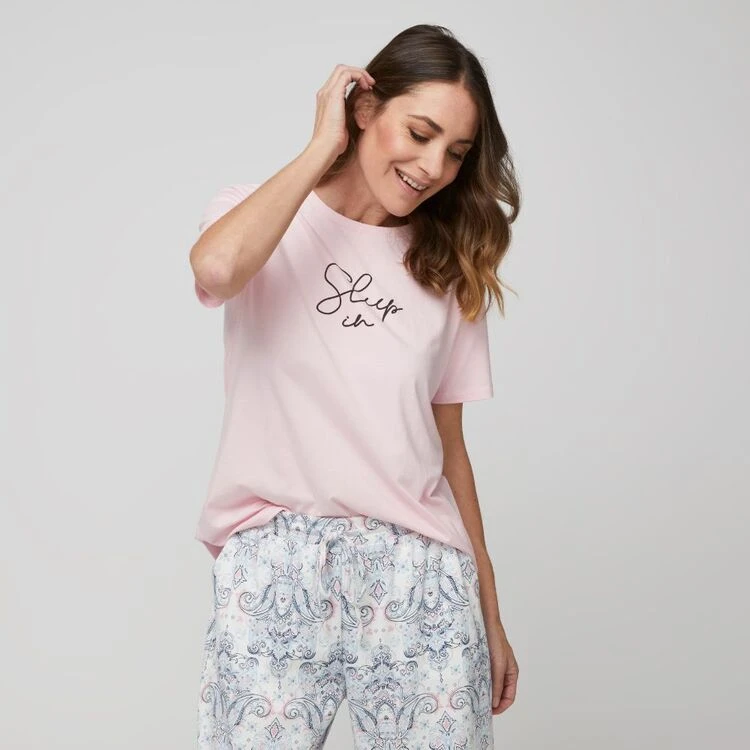Sash & Rose Everyday Sleep Tee Light Pink 5 Sash & Rose Everyday Sleep Tee Light Pink - Image 3