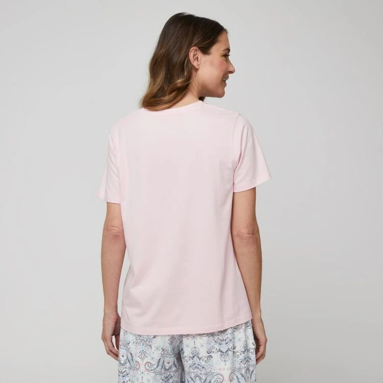 Sash & Rose Everyday Sleep Tee Light Pink 3 Sash & Rose Everyday Sleep Tee Light Pink