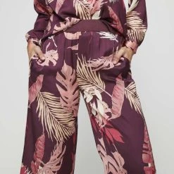 JB Jayson Brunsdon Print Palm Pant Palmarosa