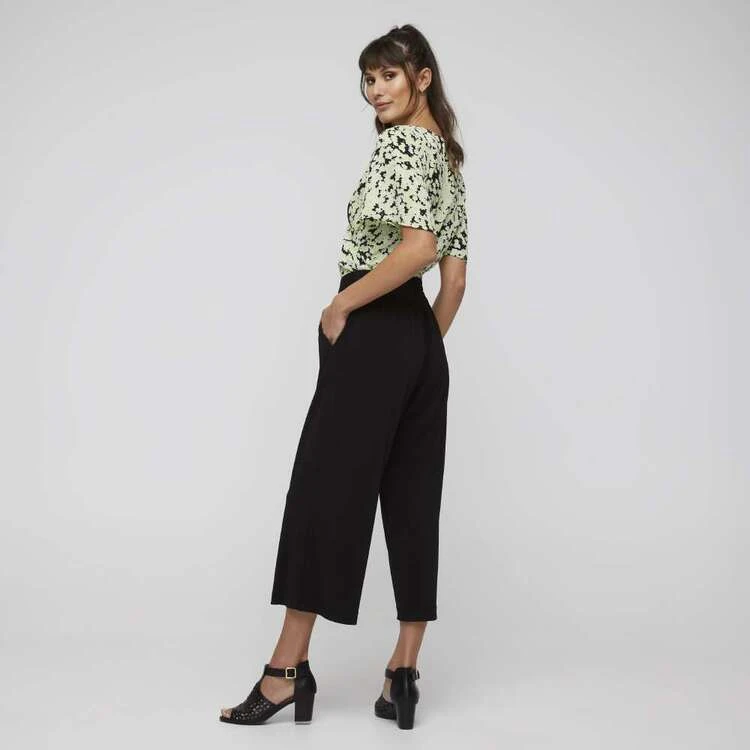 Stella Yasmine Wide Leg Jersey Pant Black 12 6 Stella Yasmine Wide Leg Jersey Pant Black 12 - Image 4