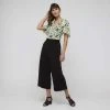 Stella Yasmine Wide Leg Jersey Pant Black 12 -Savannah Shop 634879 C 0001 00 5