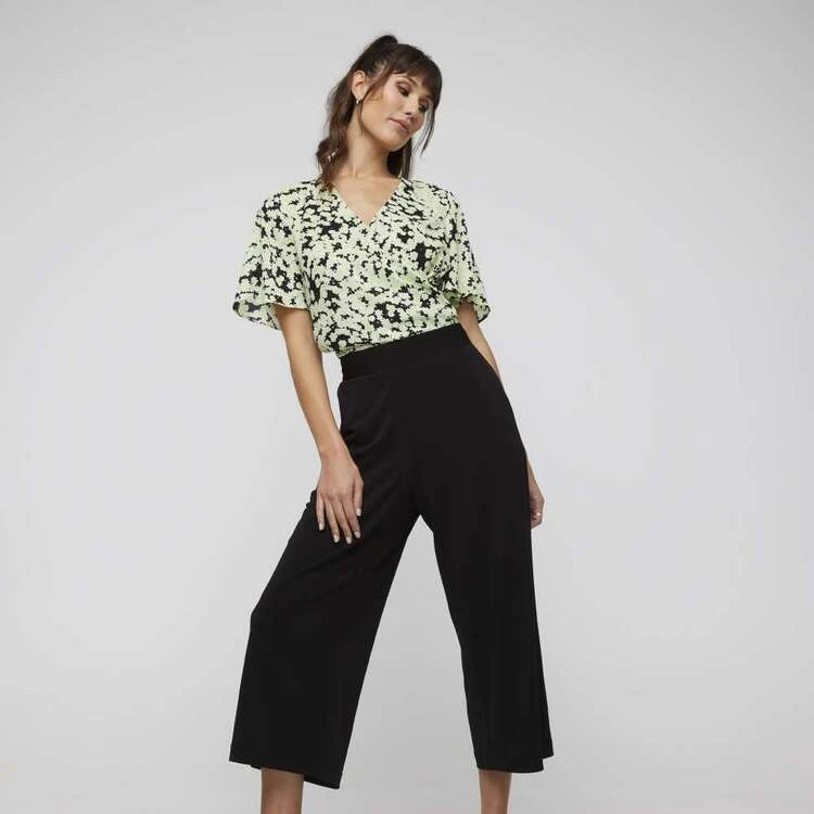 Stella Yasmine Wide Leg Jersey Pant Black 12 7 Stella Yasmine Wide Leg Jersey Pant Black 12 - Image 5