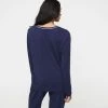 Sash & Rose Bamboo Curved Hem Long Sleeve Tee Navy -Savannah Shop 636696 C 0410 00 4