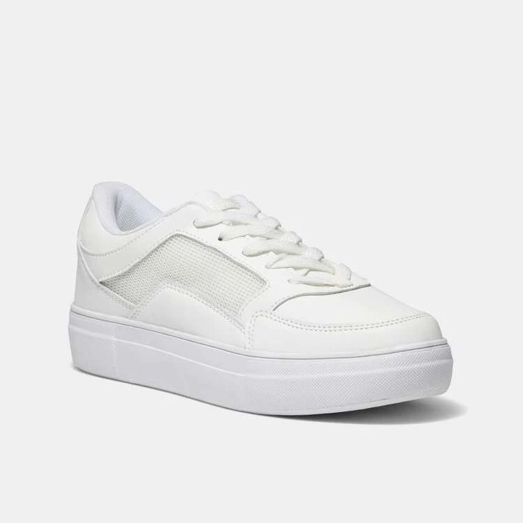 Khoko Theo Platform With Mesh White 5 Khoko Theo Platform With Mesh White - Image 3