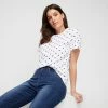 Khoko Basics Crew Neck Cotton Printed Tee Spot Print 2 Khoko Basics Crew Neck Cotton Printed Tee Spot Print -Savannah Shop 639771 C 0967 33 3