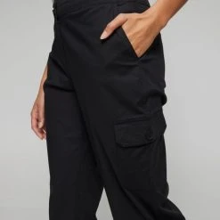 Savannah Women's Rib Waist Long Length Pants Black -Savannah Shop 639787 C 0001 00 4