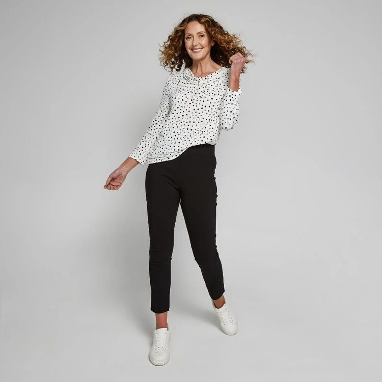 Khoko Smart Women's Bengalene Pant Black 5 Khoko Smart Women's Bengalene Pant Black - Image 4