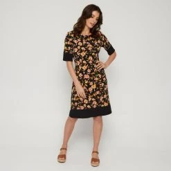 Savannah Shift Jersey Dress Whisper -Savannah Shop 641838 C 0682 25 3