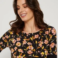 Savannah Shift Jersey Dress Whisper