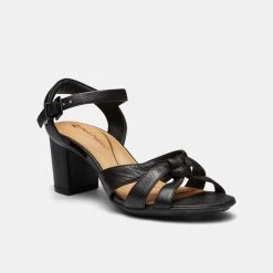 Hush Puppies Lorena Knot Front Block Heel Black 8 Hush Puppies Lorena Knot Front Block Heel Black -Savannah Shop 641915 C 0001 00 2