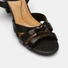 Hush Puppies Lorena Knot Front Block Heel Black -Savannah Shop 641915 C 0001 00 4