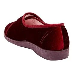 Grosby Lillian Velour Slippers Wine 11 8 Grosby Lillian Velour Slippers Wine 11 -Savannah Shop BP406248001 wine pur 2