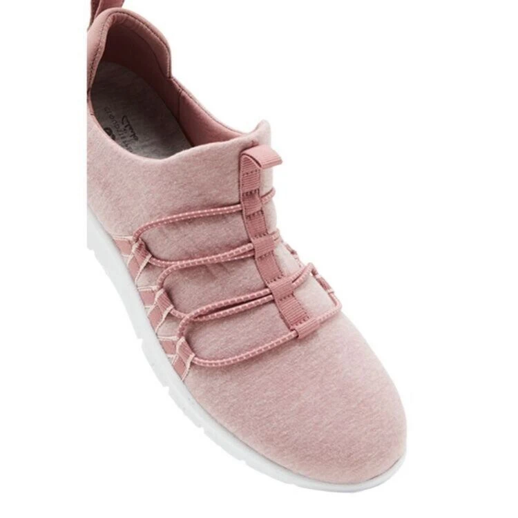 Cloud Steppers By Clarks Step Allenamae Women's Textile Sneakers Mauve 7 UK 3 Cloud Steppers By Clarks Step Allenamae Women's Textile Sneakers Mauve 7 UK