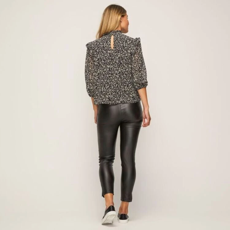 Leona Edmiston Ruby Shirred Trim Top Print 6 Leona Edmiston Ruby Shirred Trim Top Print - Image 4