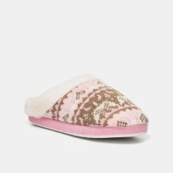 Sash & Rose Blossom Knit Scuff Slipper Multicoloured 8 Sash & Rose Blossom Knit Scuff Slipper Multicoloured -Savannah Shop BP630878001 multi msc 2